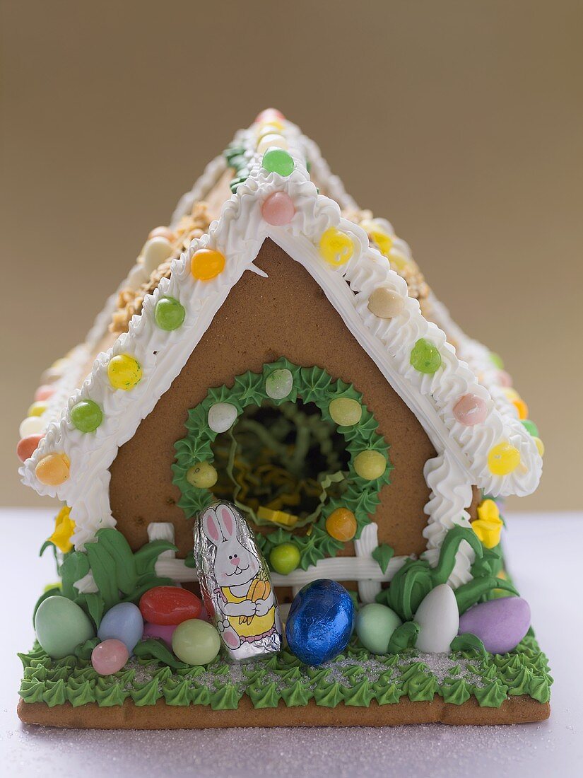 Gingerbread house for Easter