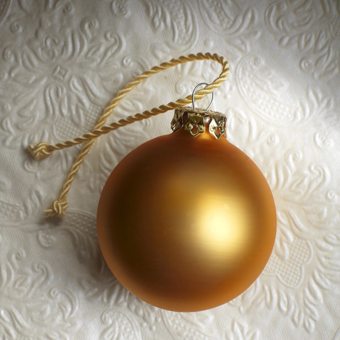 Gold Christmas bauble