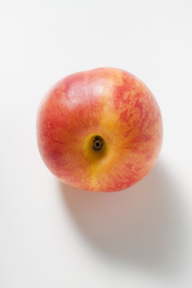 One nectarine from above