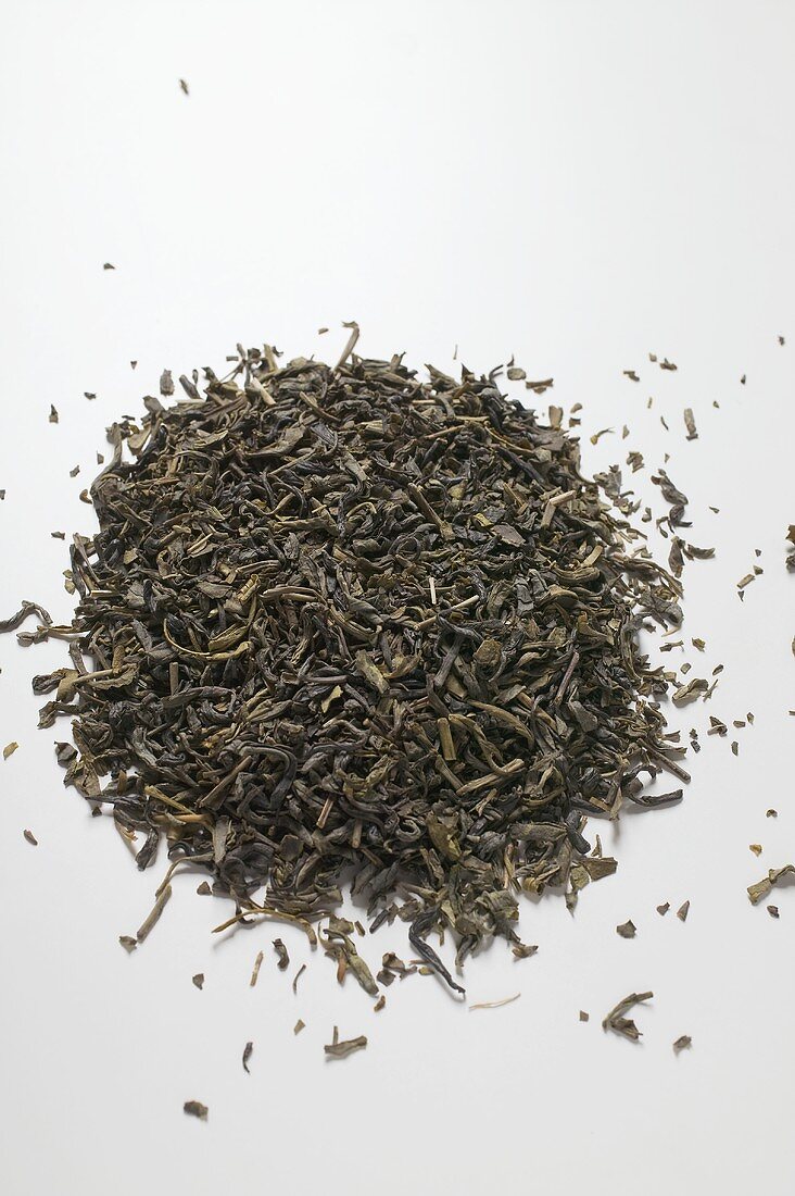 A heap of tea leaves