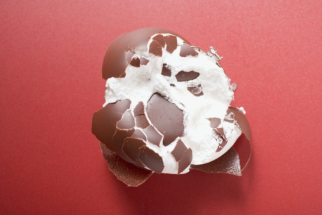 Chocolate-coated marshmallow treat (crushed)