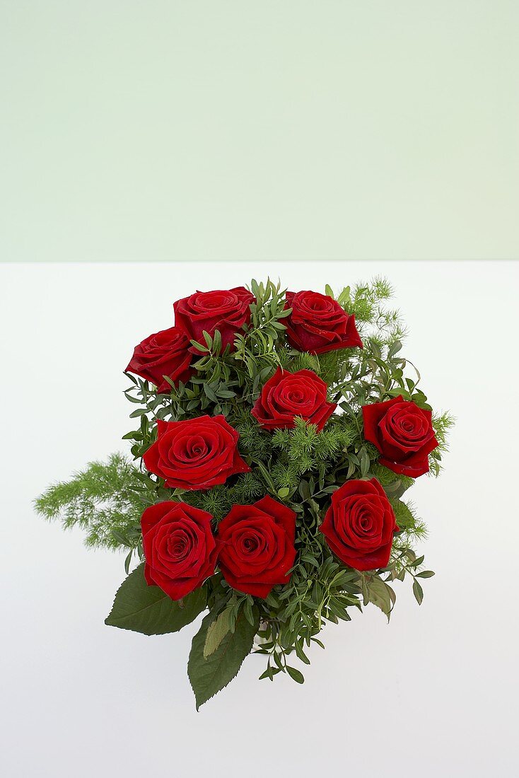 Bouquet of red roses