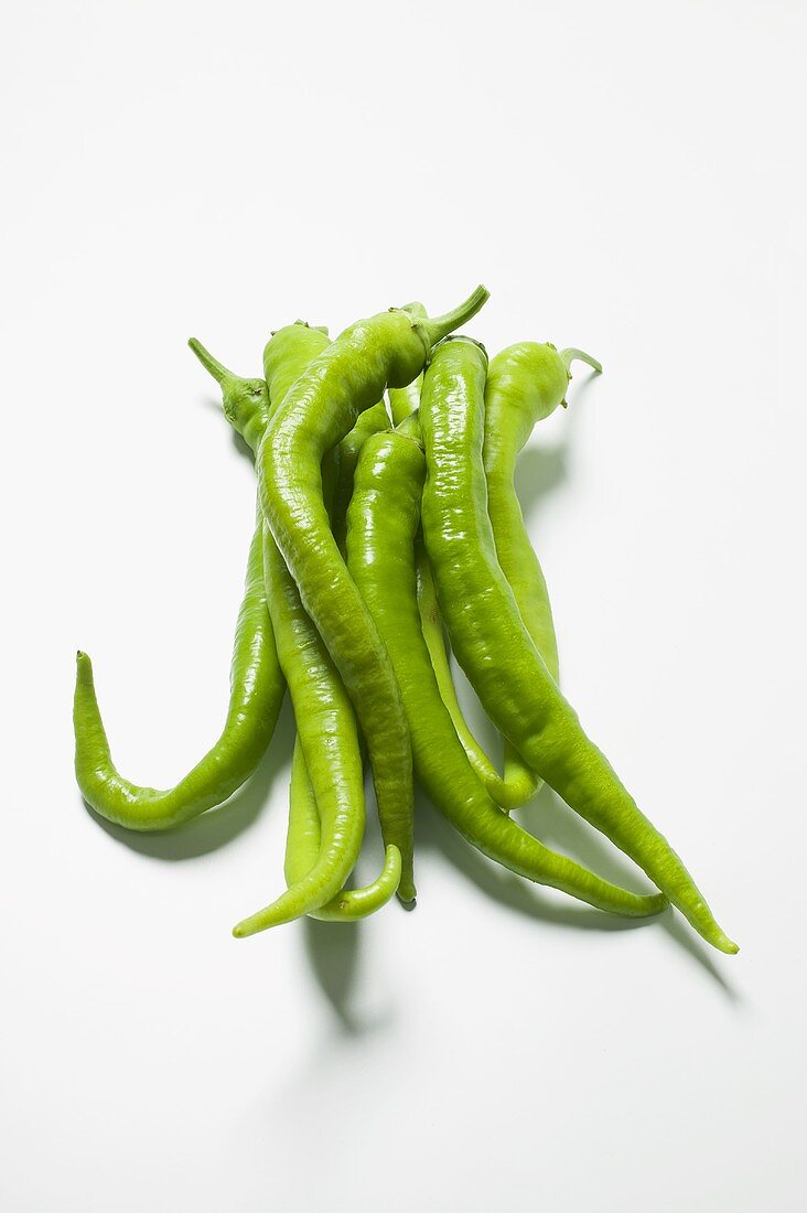 Several green chillies