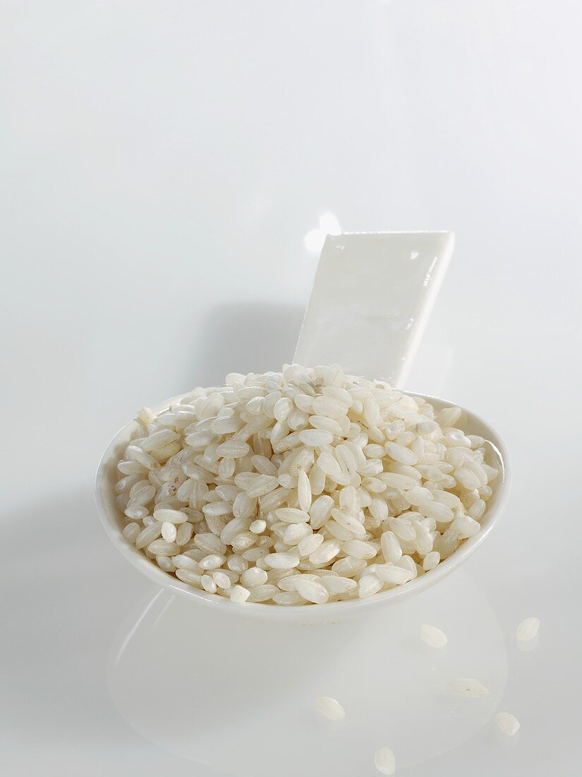 A spoonful of short-grain rice