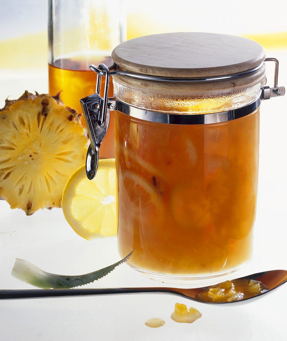 Lemon and pineapple jam