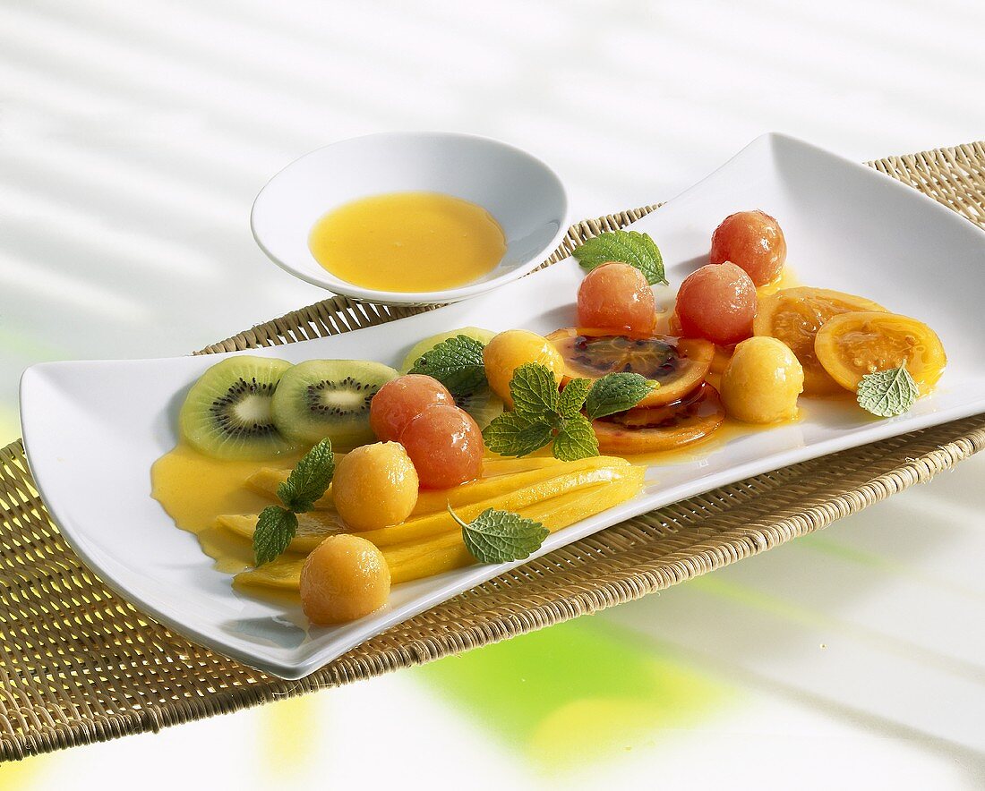 Exotic fruit salad