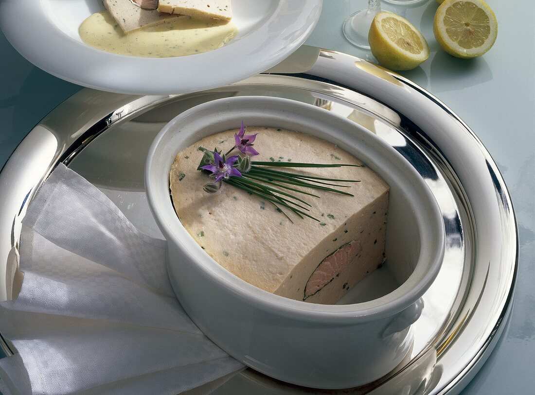 Salmon terrine