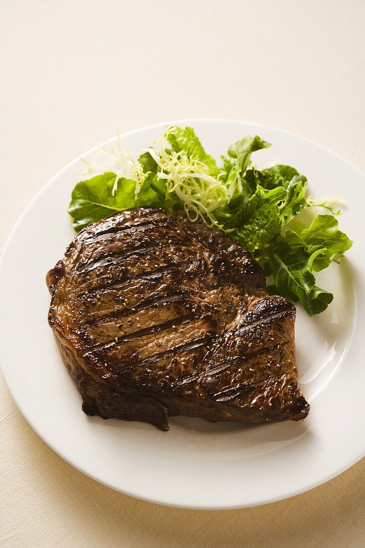 Grilled Steak with Side Salad