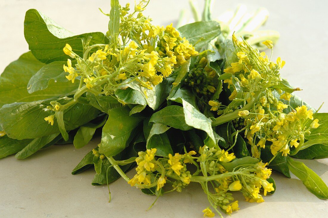 Flowering pak choi