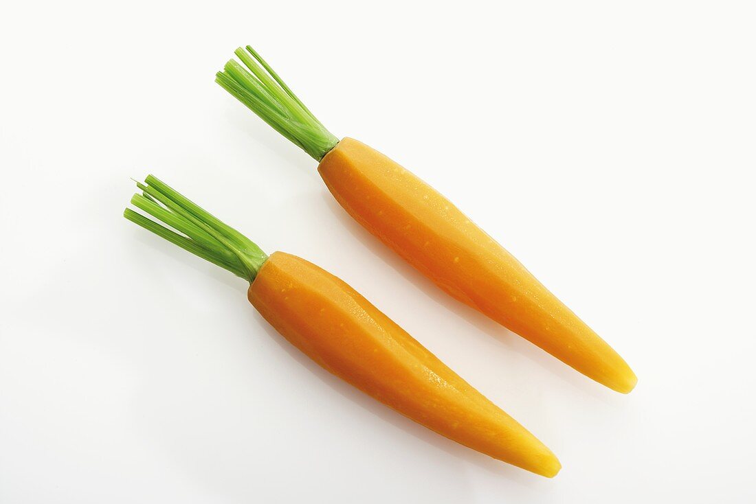 Blanchierte Karotten