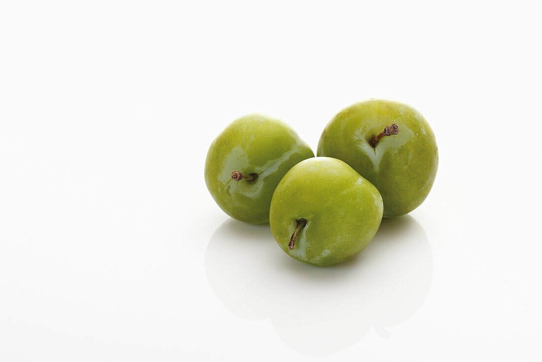 Three greengages