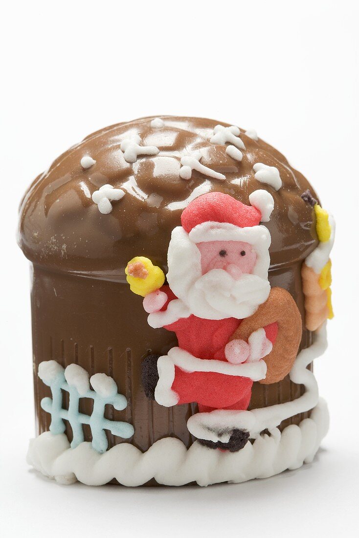 Schokolade mit Weihnachtsmann