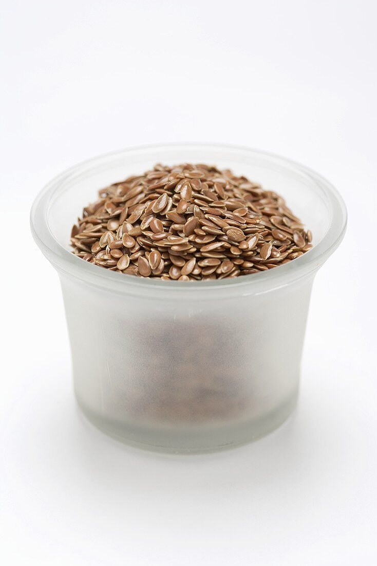 Linseed in glass