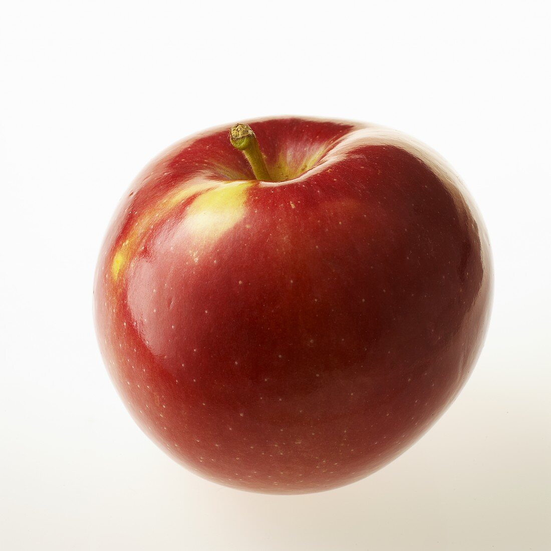Ein Apfel der Apfelsorte McIntosh