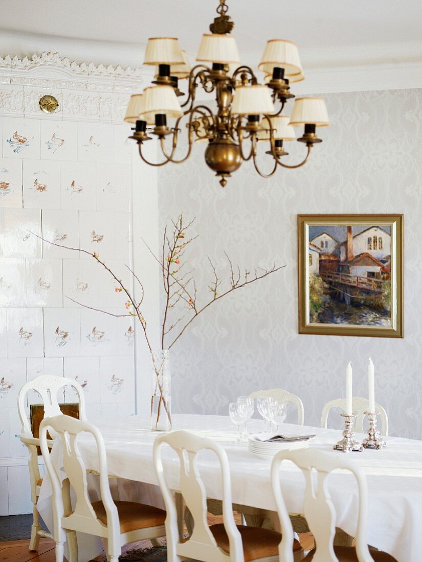 Dining room in a mansion (Sweden)