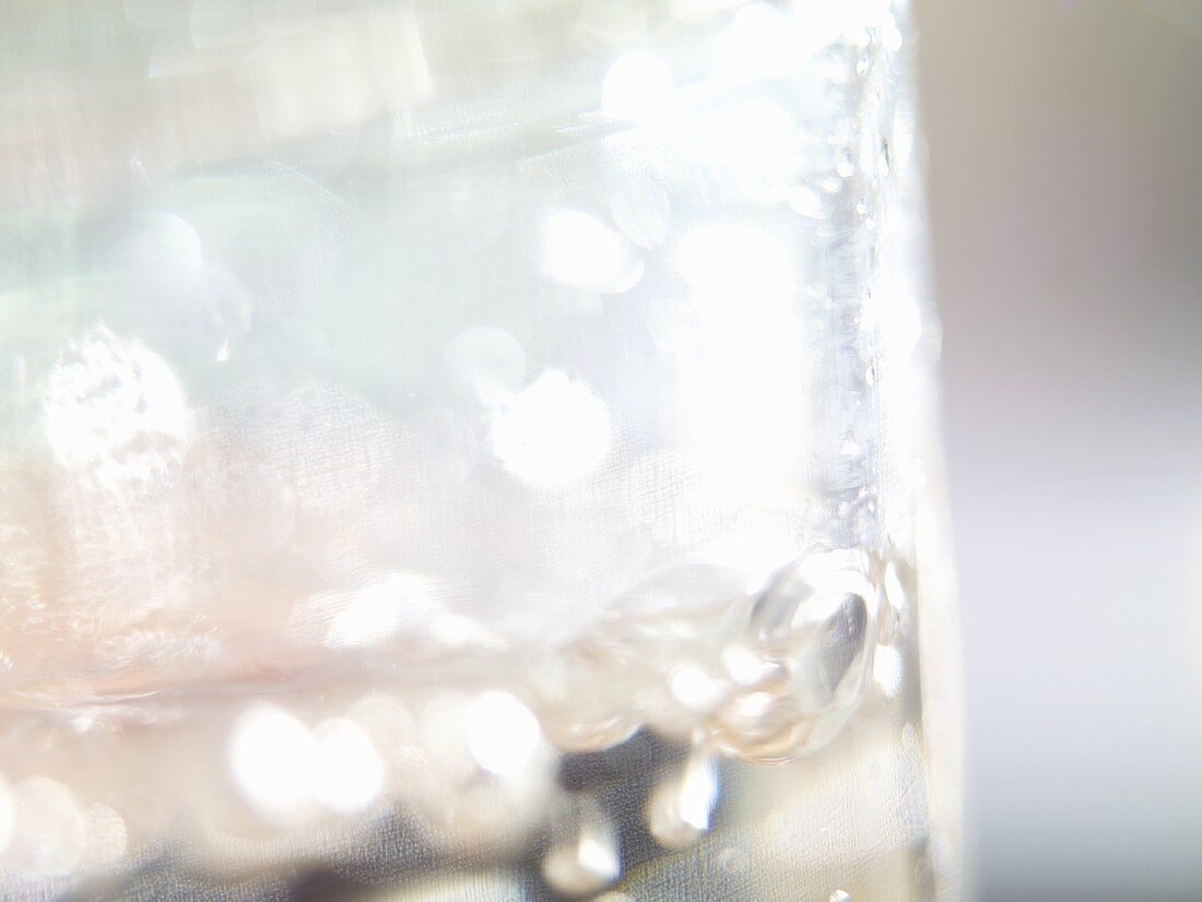 A glass of water (close-up)