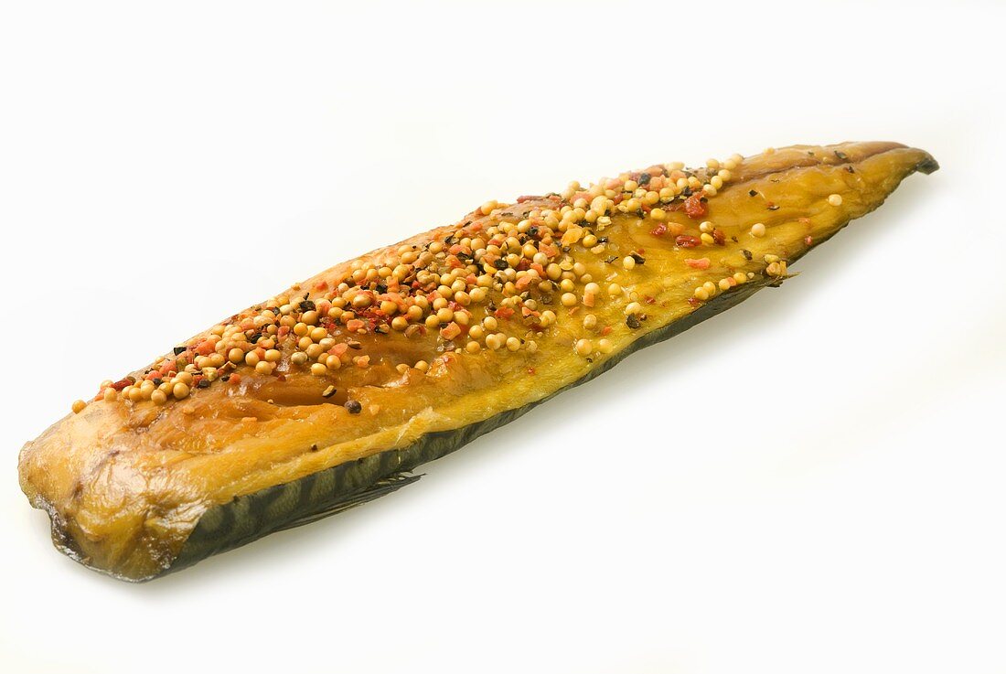 Smoked mackerel fillet with spices