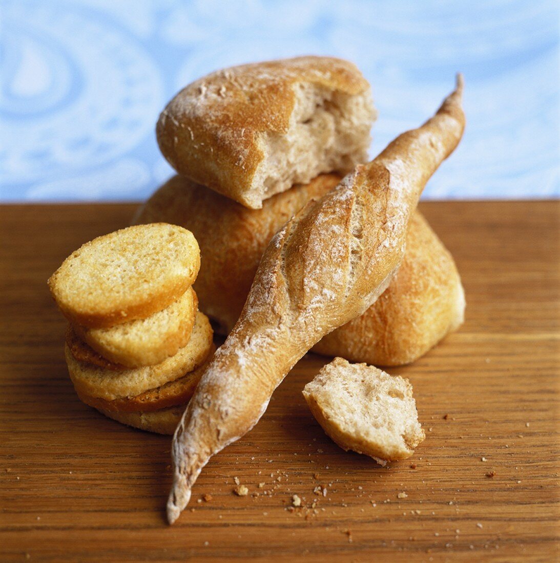 Assorted breads