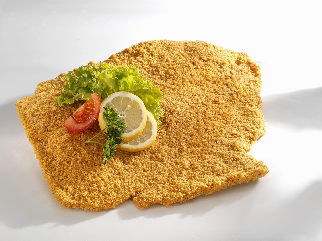 Panierter Schnitzel vom Schwein (Riesenschnitzel)