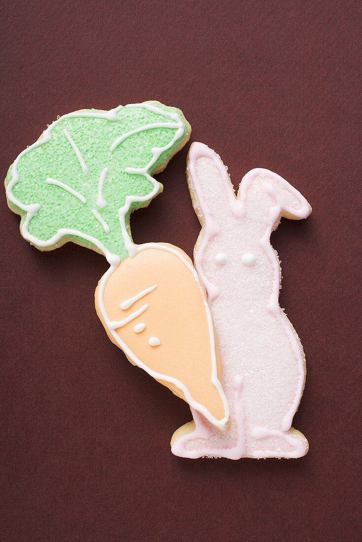 Easter biscuits (carrot, Easter Bunny)