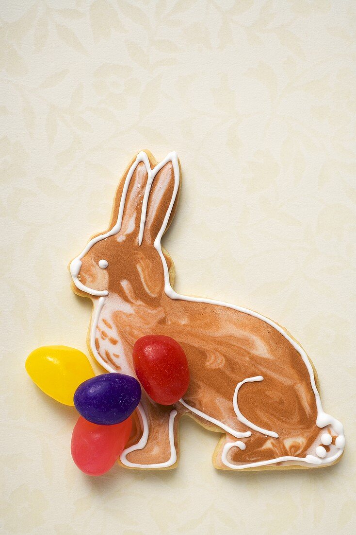 Easter Bunny and jelly beans