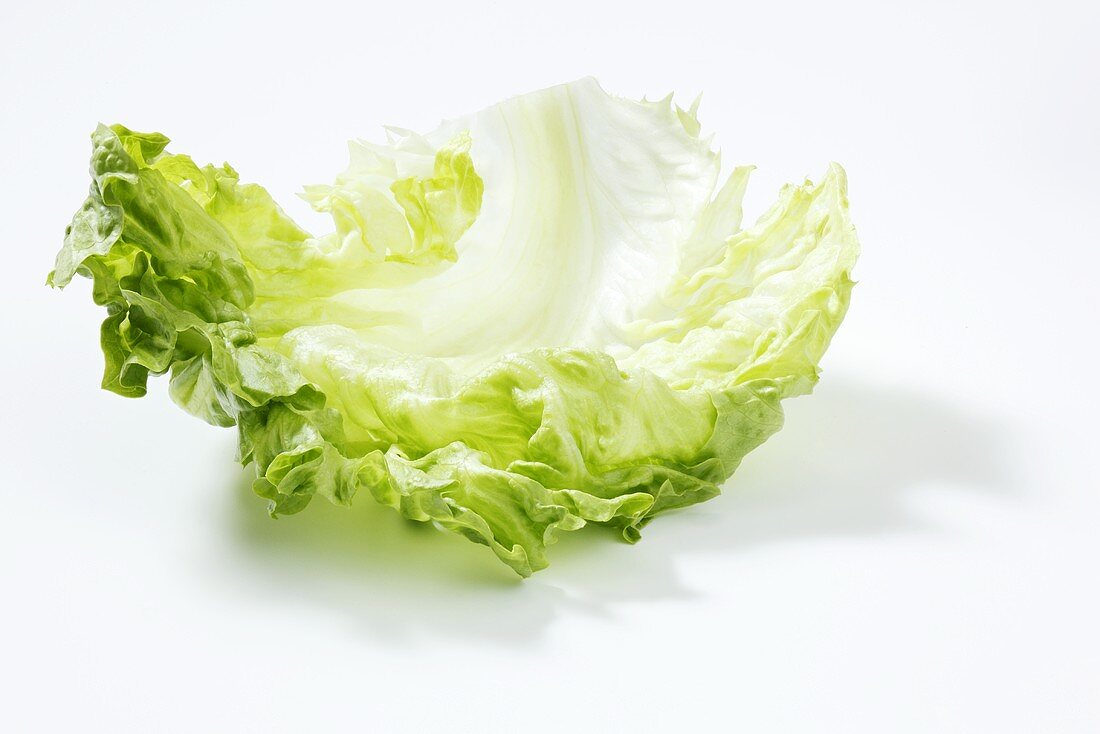 Ein Salatblatt