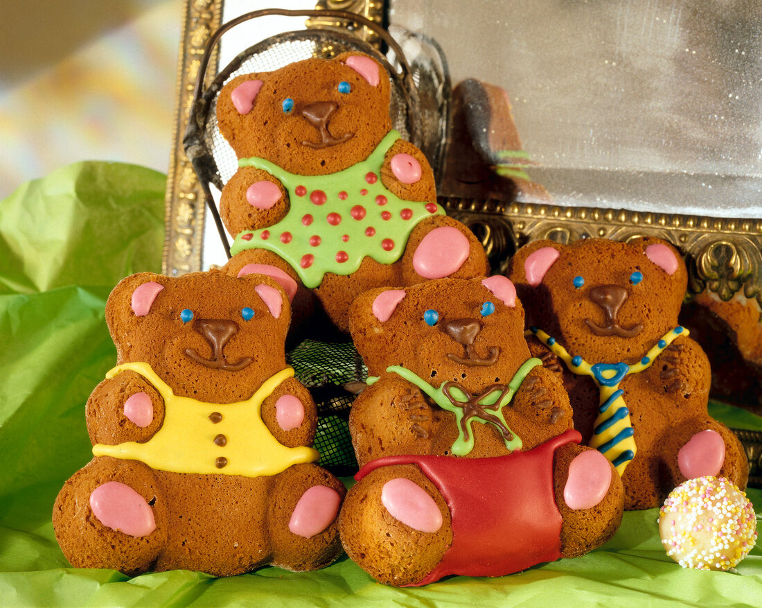 Gingerbread in the form of teddy bear