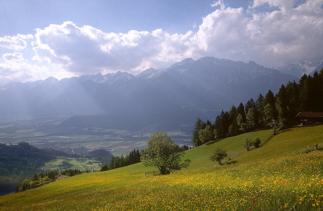 Alpenlandschaft in Österreich 