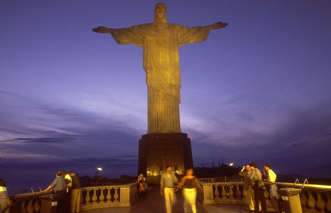 Christ the Redeemer statue on Corcovado mountain, Rio de Janeiro, Brazil