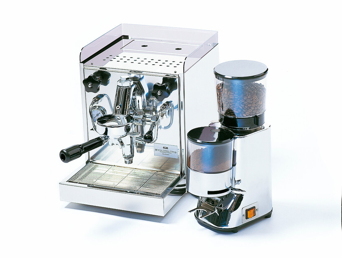 Espressomaschine "Mechanika" und Espressomühle von ECM