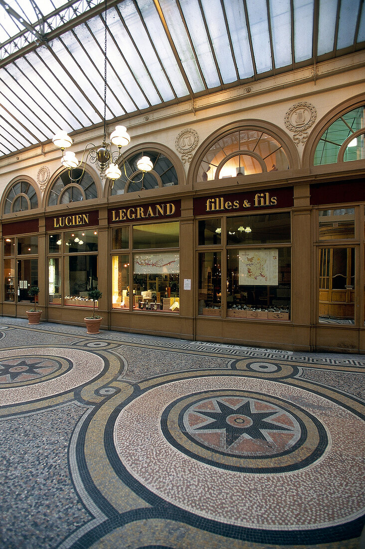 Les Caves Legrand bar in Galerie Vivienne passage, Paris, France