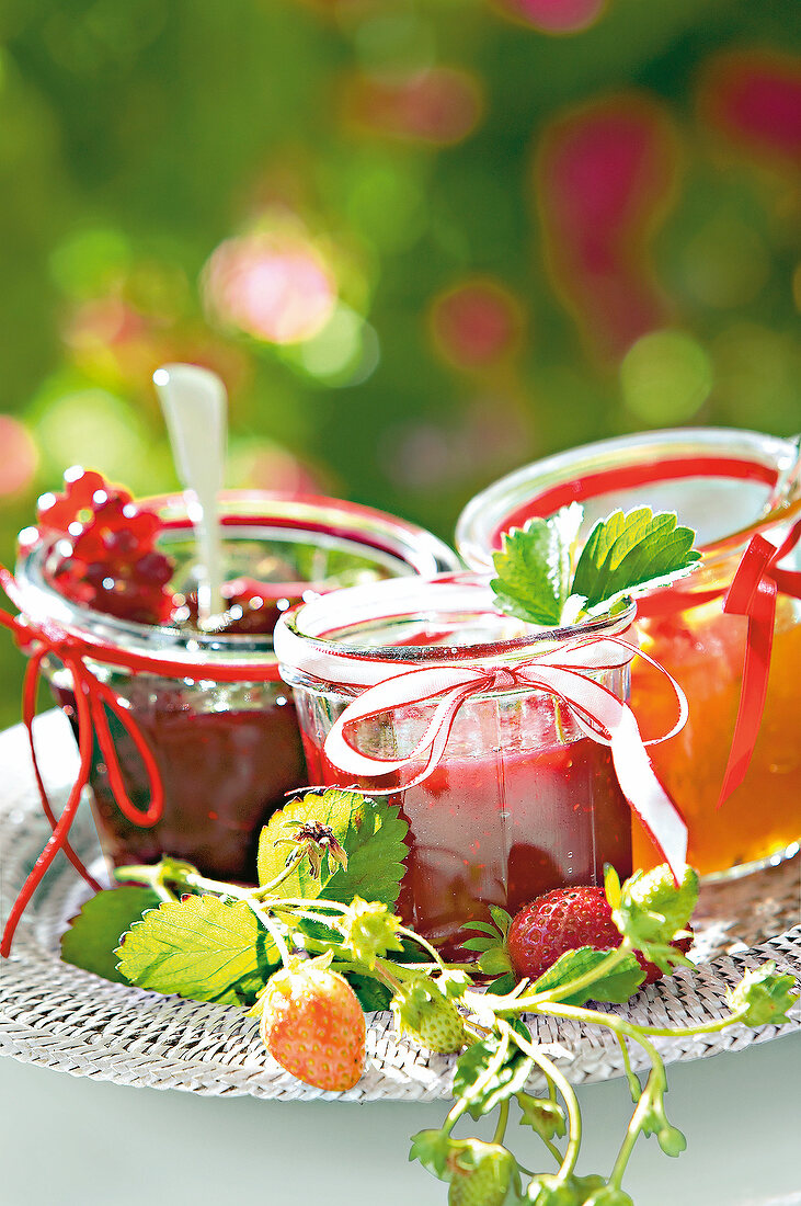 Marmelade, Konfitüre, in Einweckgläsern, OHNE REZEPT