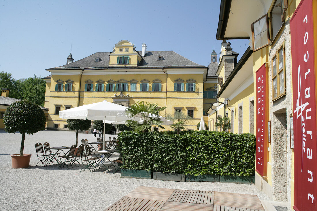 Schloss Hellbrunn Restaurant Gaststätte in Salzburg Salzburg