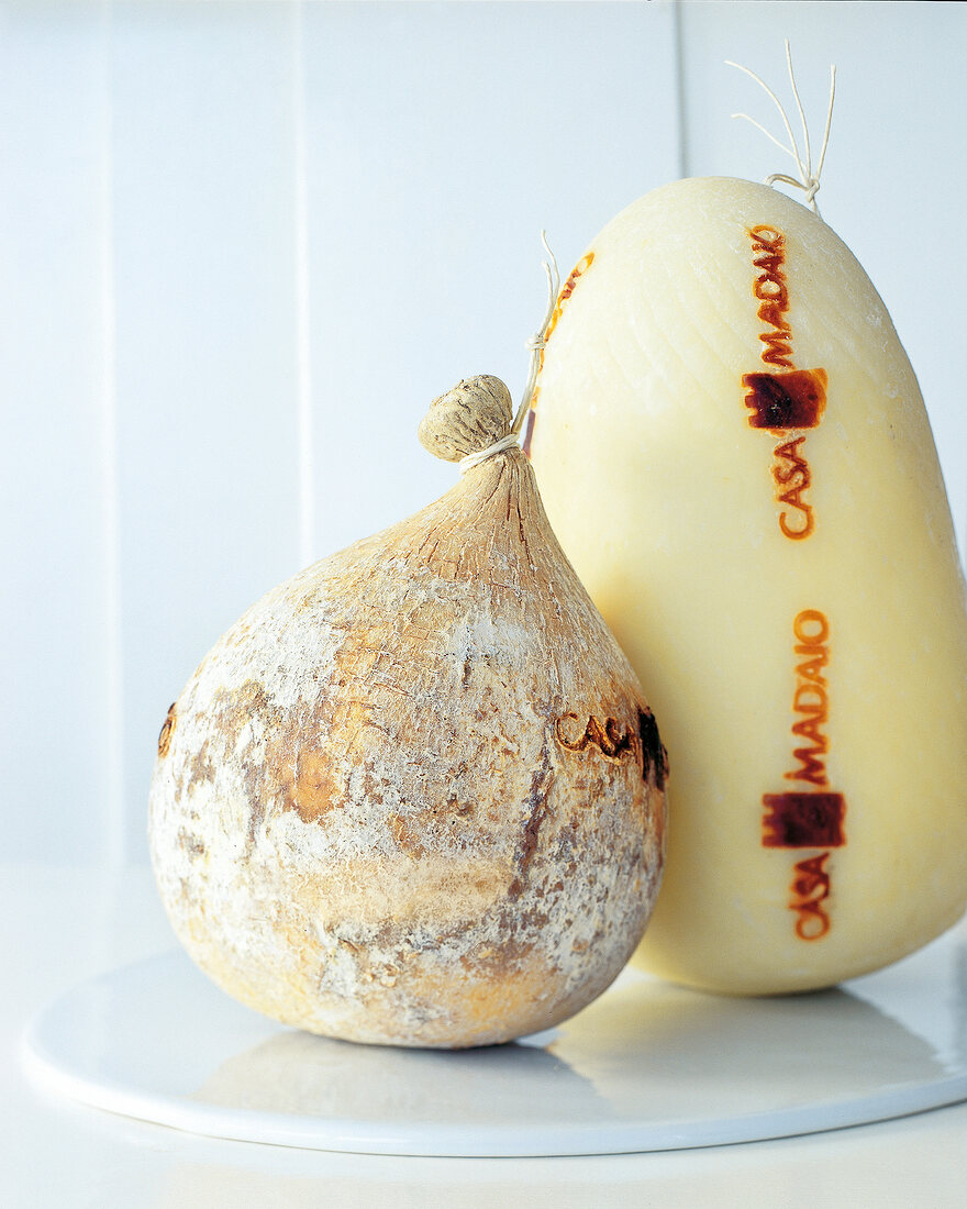 Close-up of cheese from Southern Italy, Campania