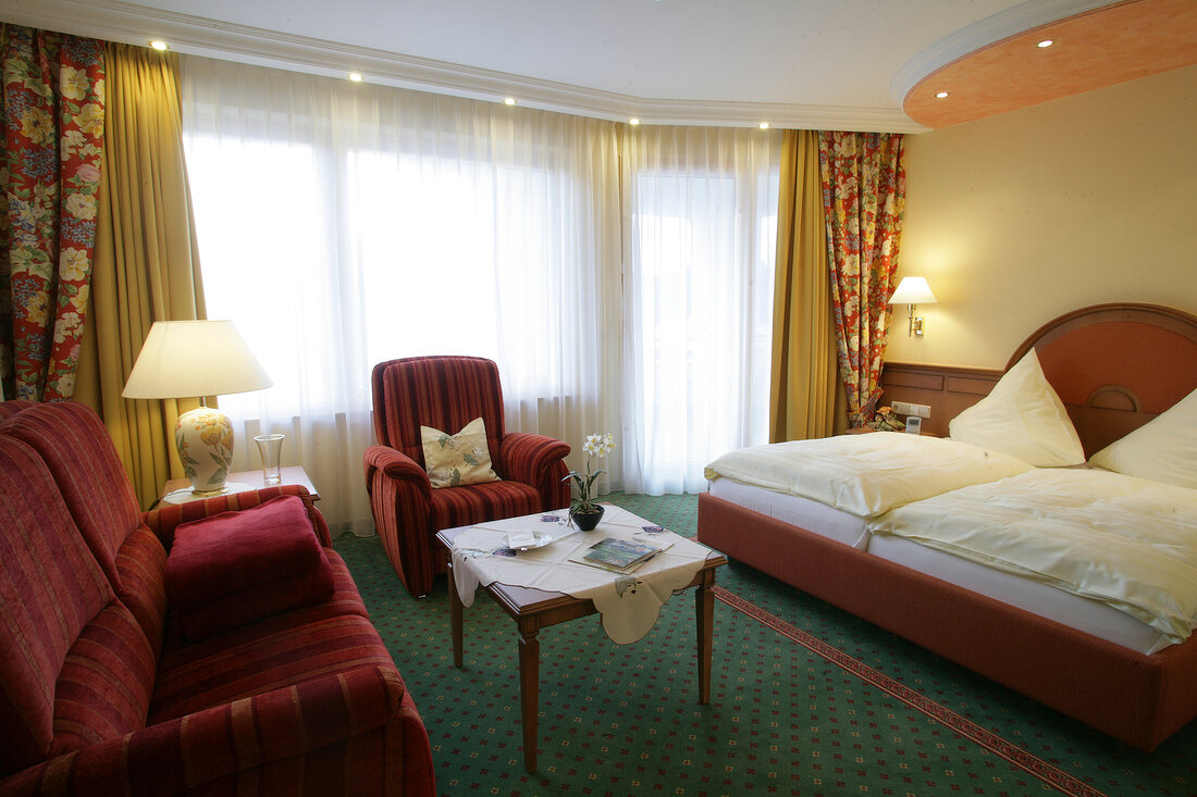 View of bedroom in Elztalhotel Black Farm, Germany