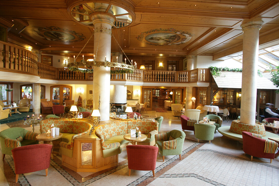 View of lounge in Elztalhotel Black Farm, Germany