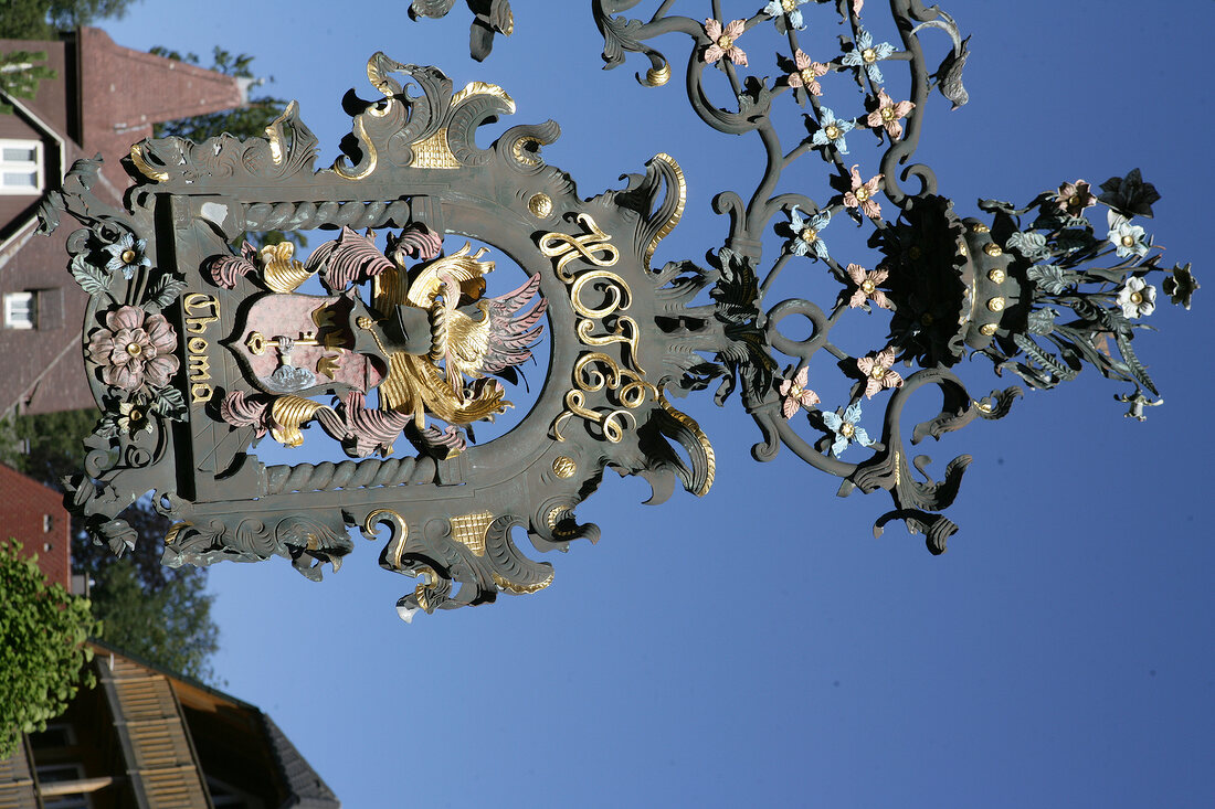 Commercial sign of Hotel Thoma, Baden-Wurttemberg, Germany