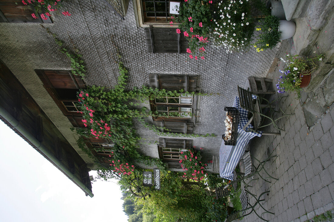 Exterior view of restaurant in Germany