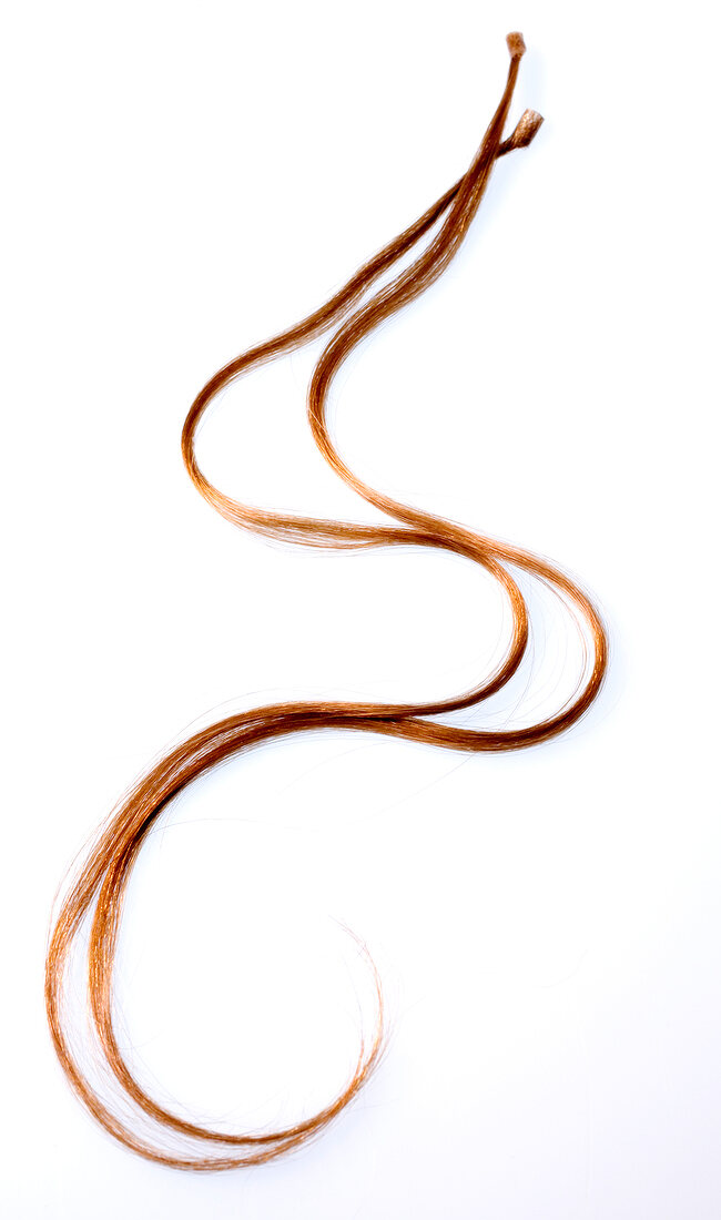 Close-up of strands of hair