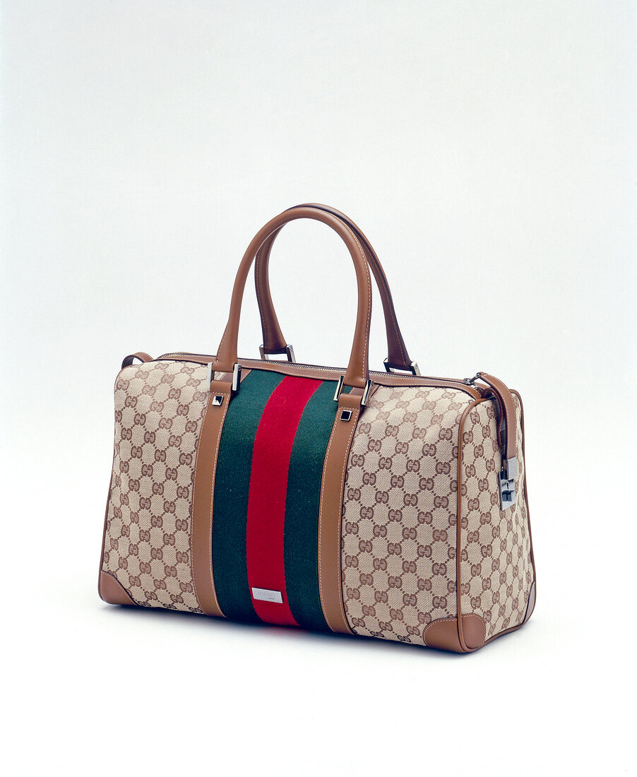 Handbag mit Gucci-Logo in Braun und Beige