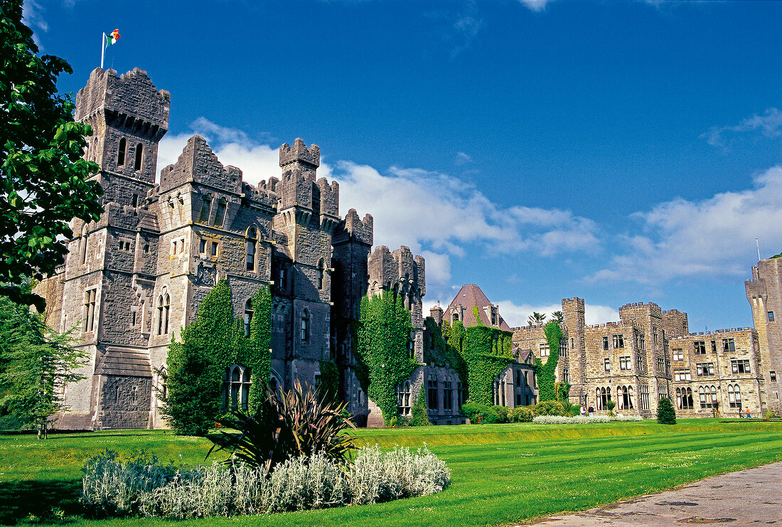 " Ashford Castle ", Schlosshotel in Galway, Irland