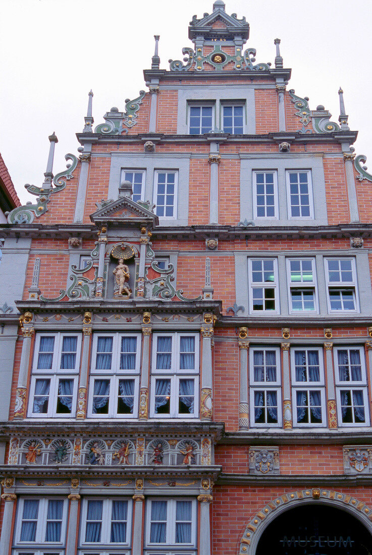 Facade of the Schlosshotel Munchhausen built in boroque style, Germany