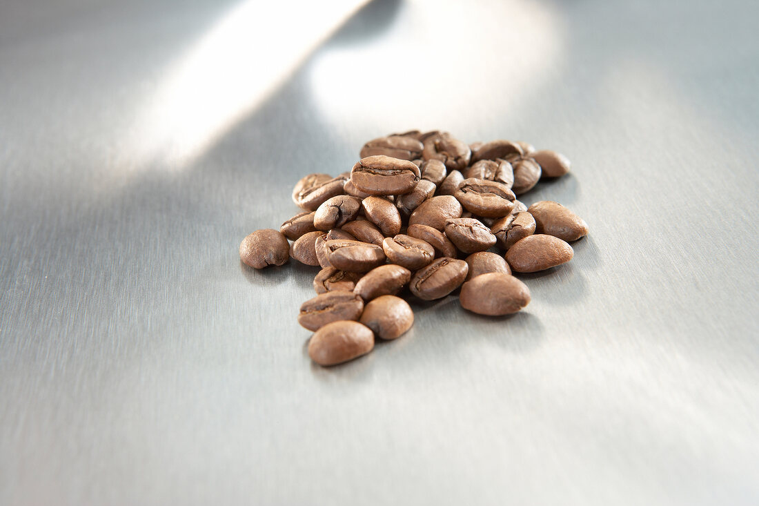 Close-up of coffee beans from Brazil Fortaleza