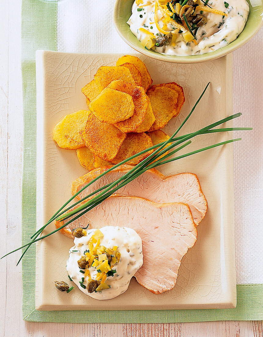 Putenbraten mit Zitronen-Remoulade 