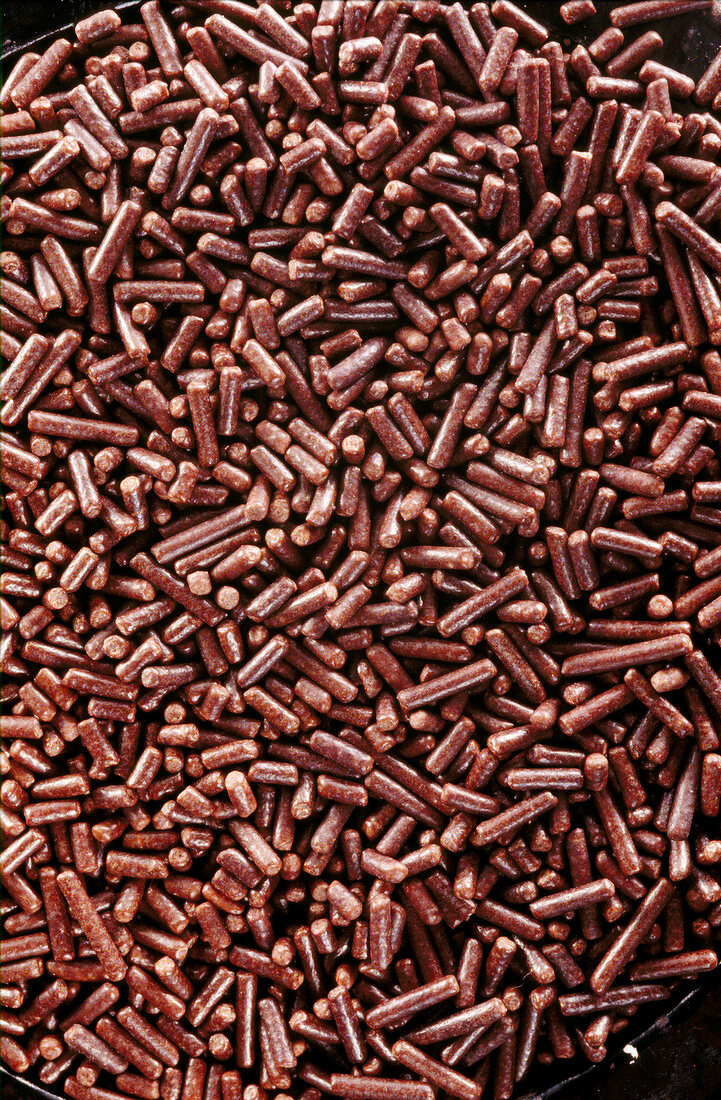 Close-up of chocolate sprinkles