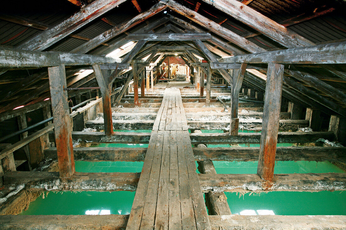 Reservoir of Saline Luisenhall in Gottingen, Germany