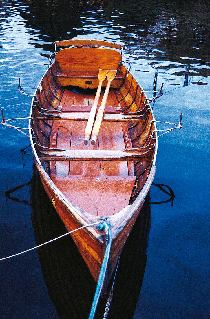 Boot auf einem See des englischen Lake Districts