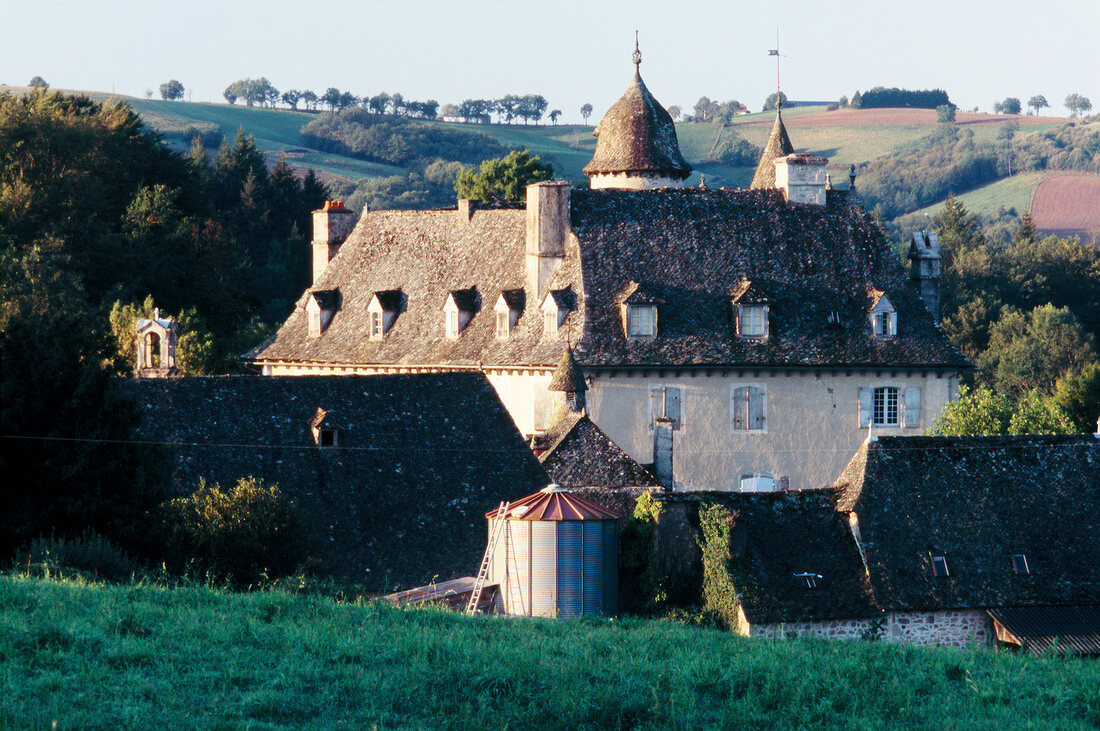 Chateau of la Mothe in Calvinet, Auvergne, France