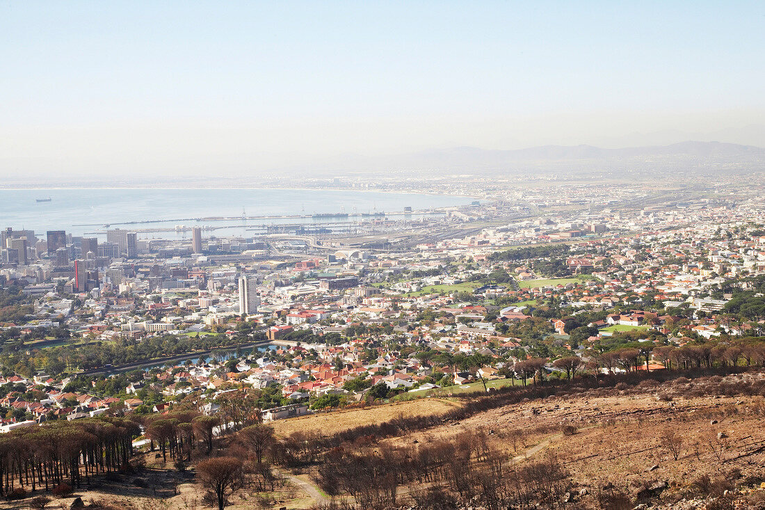 View of cityscape, Cape Town, South Africa