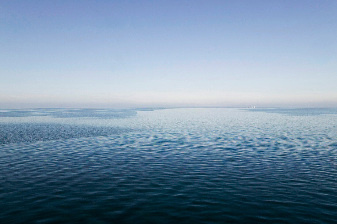 View of sea from Oresund strait in Malmo, Sweden